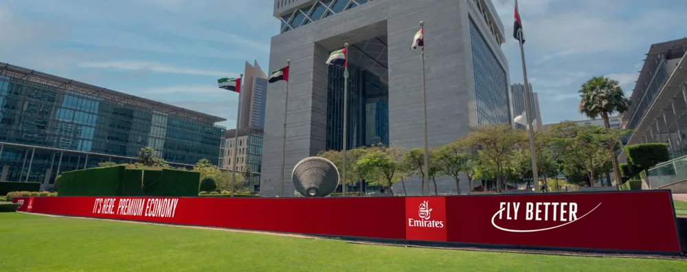 The Ticker digital screen, DIFC roadside · 2 faces · 96M LED