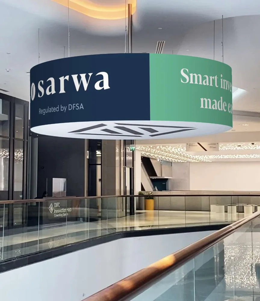 Innovation Hub digital screen, DIFC · 3 screens